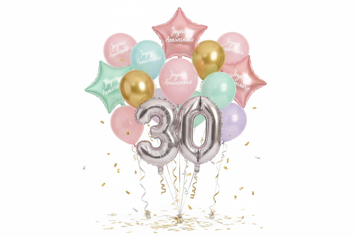 Déco Anniversaire - Ballons, Guirlandes & Accessoires de Fête